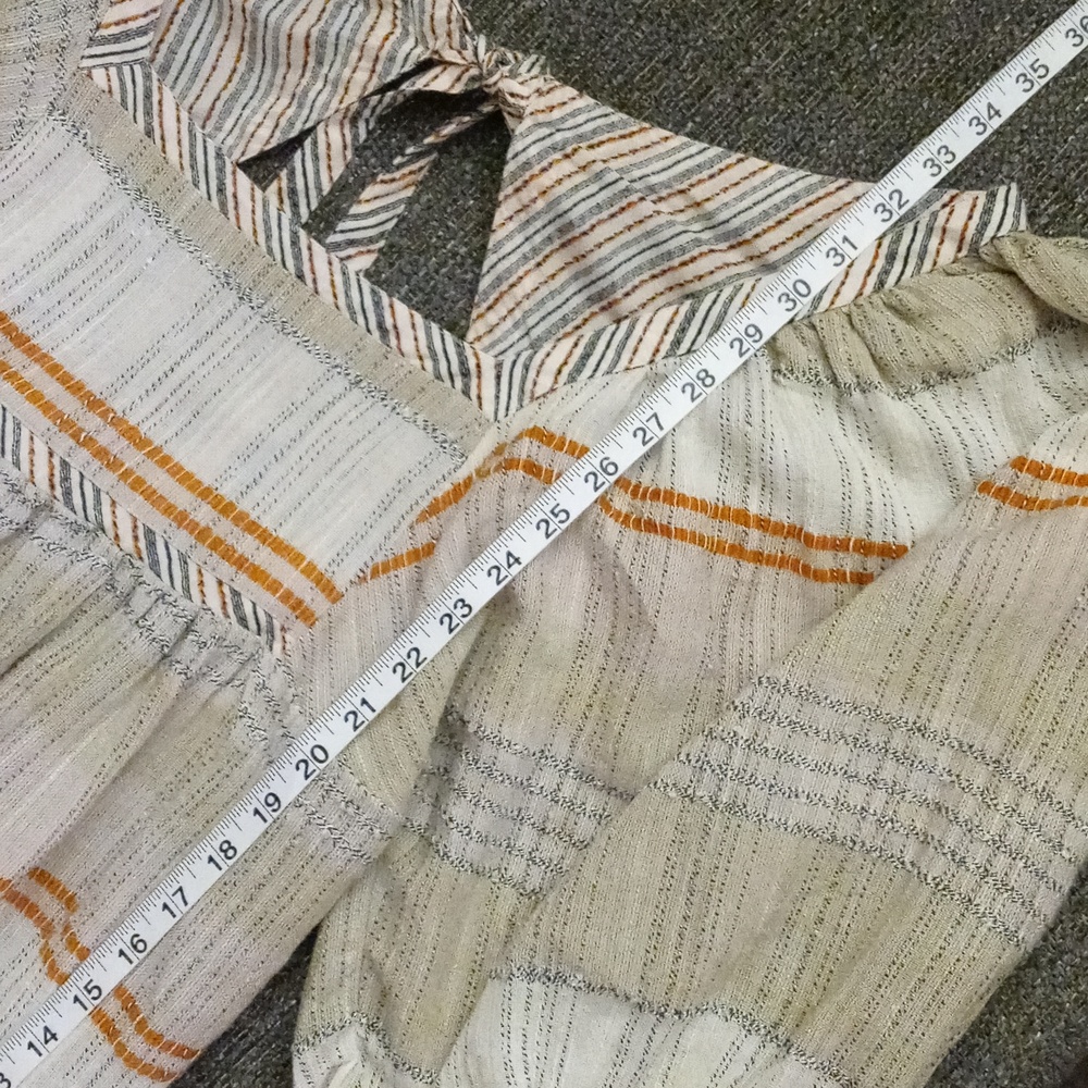 🆕️ 🧡Free People🧡 - Cozy Striped Mini Dress - Picture 16 of 16